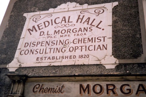 Morgan's Medical Hall, photo by Gareth Morlais, AbergelePost.co.uk