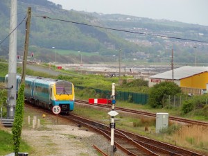 Manchester  to Llandudno 'Club Train' heading west from Abergele and Pensarn