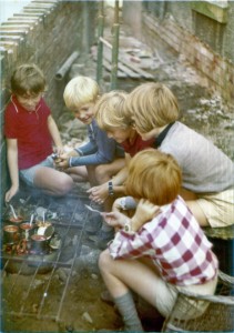 1972 cook-out at Paul Watkins's