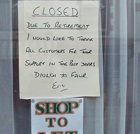 Eric the Barber's shop closed in 2001