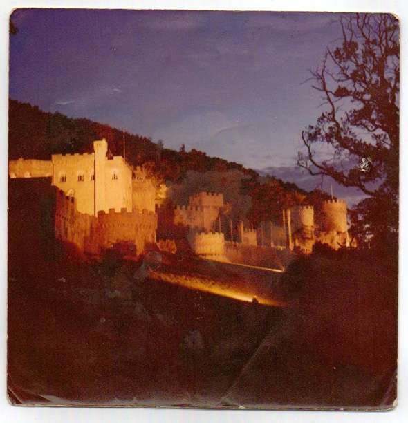 Gwrych Castle at night 01 copyright Karen Linley