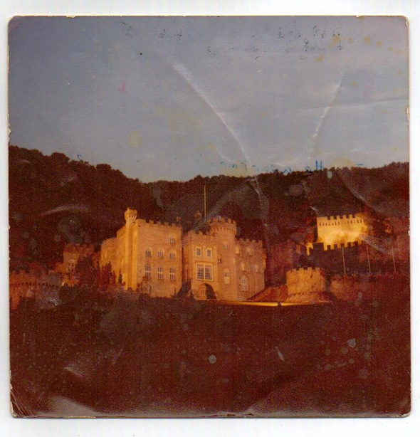 Gwrych Castle at night 02 copyright Karen Linley