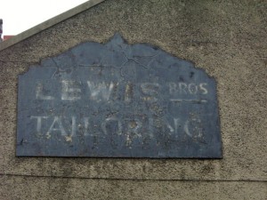 Lewis Bros ghost sign